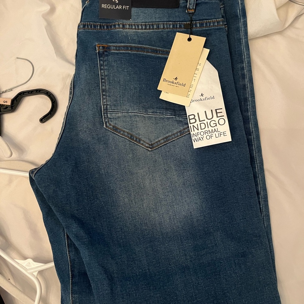 Brooksfield Men's Blue Indigo Jeans